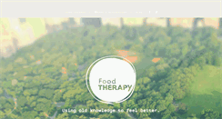 Desktop Screenshot of foodtherapy.com
